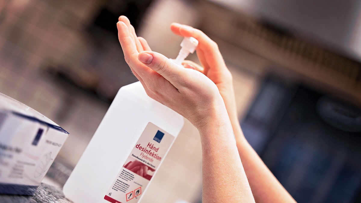 Handhygien desinficering