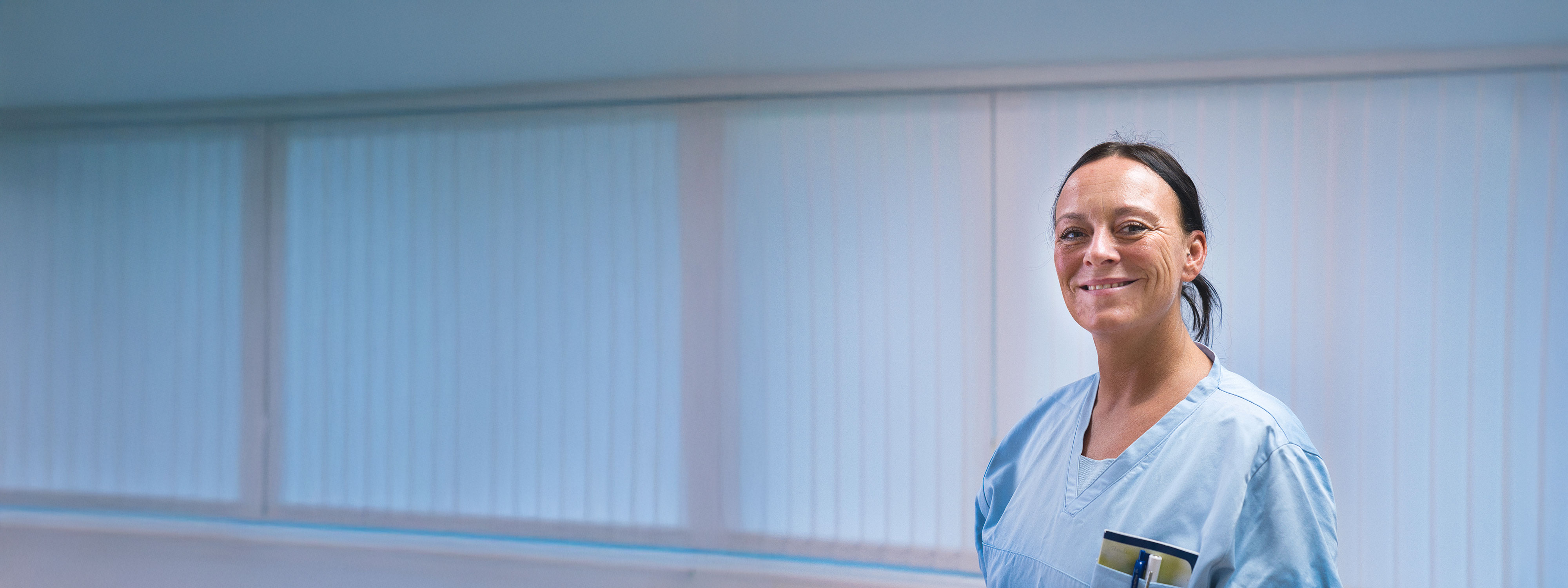 Nurse smiling