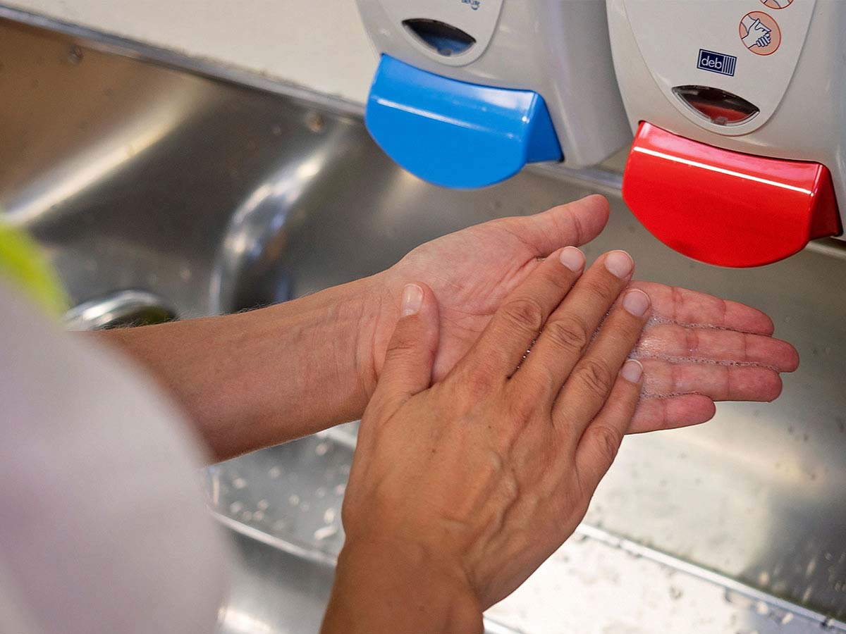 God handhygien förebygger smittspridning