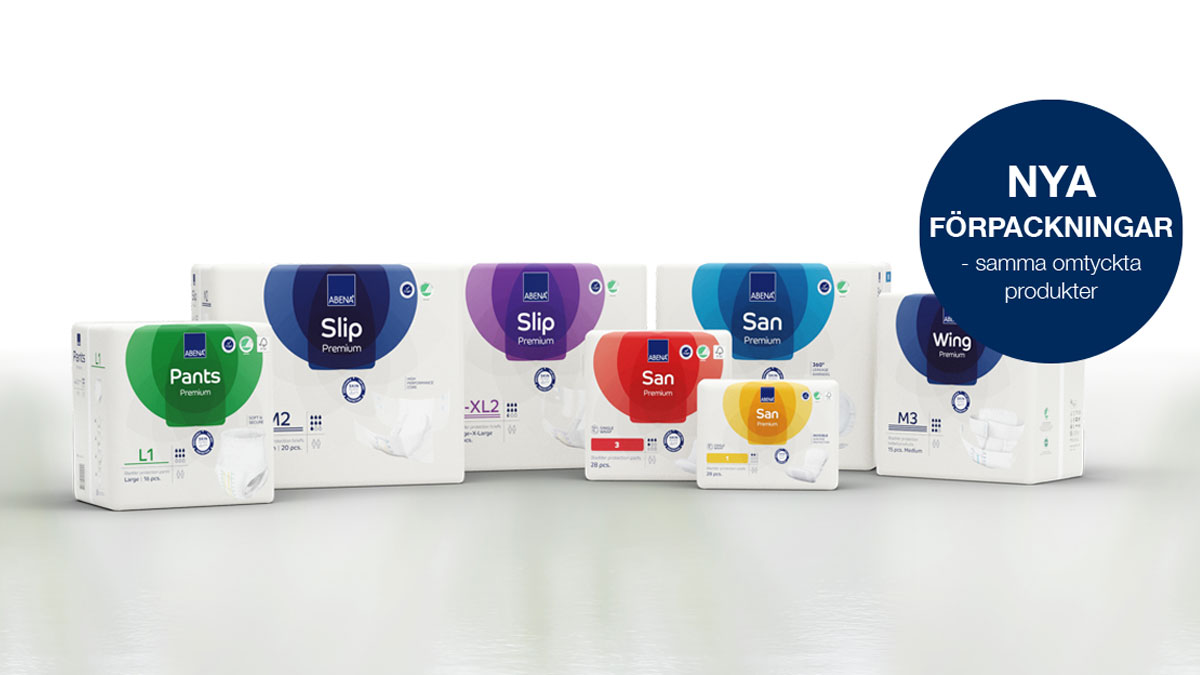 Abena Incontinence New Packaging